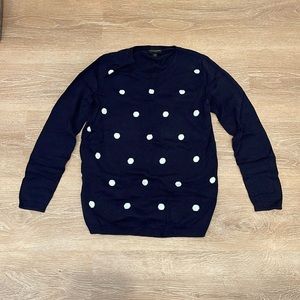 Banana Republic polka dot sweater size M